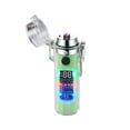 thumbnail image 1 of JGJJUGN Outdoor Transparent Double Charging Lighter, Rechargeable Arc Lighter, Waterproof Lighter with Flashlight, Portable Lighter, Fashionable Smoking Accessory, Type-C Charging, Sealed Design, 1 of 2