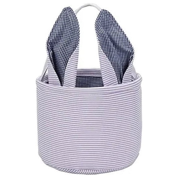 JGJJUGN Personalized Easter Basket for Festive Celebrations | Customizable Egg Hunt Basket | Unique Easter Gift | Soft Foldable Design | Perfect for Easter Surprises and Decorations