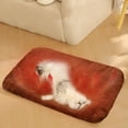 thumbnail image 1 of JGJJUGN Pet Bed Mat for Winter Warmth, Washable and Removable Cover, Soft Cotton Filling, Non-Slip Bottom, 40x50 cm, Ideal for Small to Medium Pets, 1 of 6