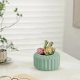 thumbnail image 1 of JGJJUGN Plastic Flower Vase Imitation Glazed Finish Blue Pink Green Home Decor Pot for Flower Arrangement Cabinet Decoration Dried Flowers, 1 of 6