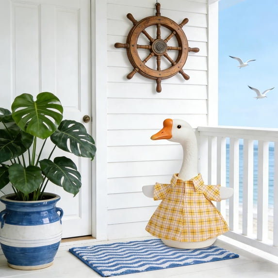 JGJJUGN Porch Goose Clothing Decoration, Garden Goose Outfit, Outdoor Goose Decoration, Cute Goose Apparel, Lawn Decor, Durable Fabric, Garden Centerpiece Accessory