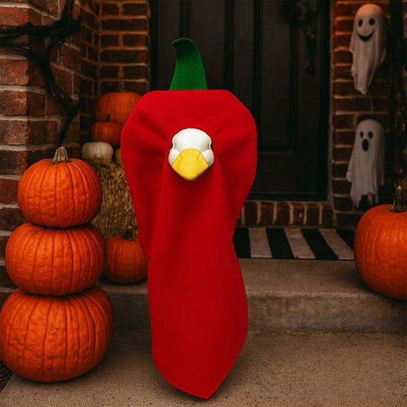 JGJJUGN Porch Goose Costume Quirky Outdoor Decoration Fun Yard Art Funny Festival Decor Festive Party Accents Whimsical Pepper Banana Theme Holiday Decor