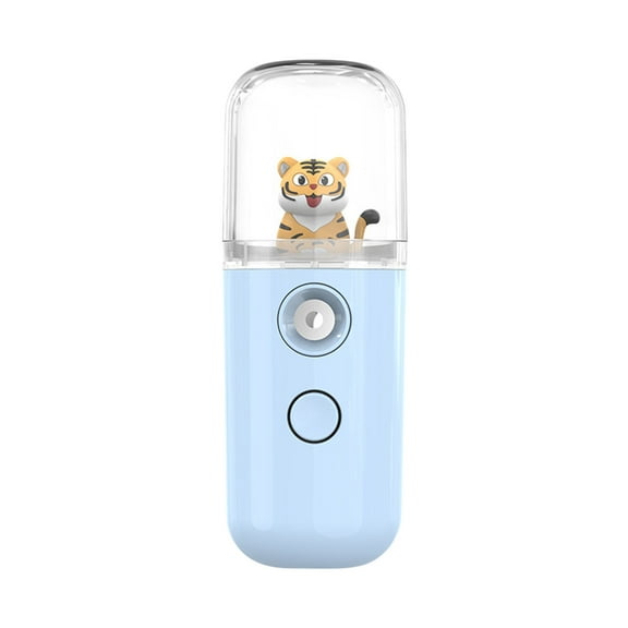 JGJJUGN Portable Mini Facial Mist Sprayer, Rechargeable Atomizing Personal Humidifier, Travel & Home Moisturizing Spray Device, Compact Handheld Cold Spray, Large Capacity Battery, Plastic Design