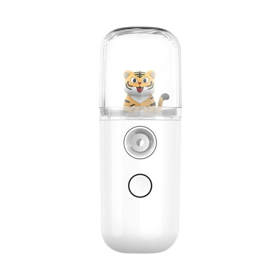 JGJJUGN Portable Mini Facial Mist Sprayer, Rechargeable Atomizing Personal Humidifier, Travel & Home Moisturizing Spray Device, Compact Handheld Cold Spray, Large Capacity Battery, Plastic Design