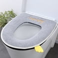 thumbnail image 1 of JGJJUGN Portable Plush Toilet Seat Cover | Zipper Toilet Seat Cover | Winter Warm Toilet Seat Mat | Thickened Fleece Toilet Cover | Bathroom Supplies | Easy Clean & Install | Durable & Comfortable, 1 of 6