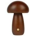 thumbnail image 1 of JGJJUGN Rechargeable Wooden Mushroom Night Light | Cute Touch Sensor Desk Lamp | LED Room Decor | Cozy Bedside Table Lamp | Battery-Powered Soft Glow Light for Bedroom, Living Room, Dining Room, 1 of 1