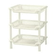 thumbnail image 1 of JGJJUGN Rectangular Multi-layer Bathroom Storage Rack for Home Stackable Plastic Kitchen Organizer with Shelves Floor Standing Adjustable Storage Shelf Unit, 1 of 2