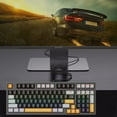 thumbnail image 1 of JGJJUGN Russian True Mechanical Keyboard Wired Gaming Keyboard Hot Swap Mechanical Gaming Keyboard Compact 98-Key RGB Backlit Keyboard with Ergonomic Design USB-C Interface, 1 of 9