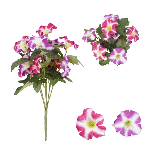 JGJJUGN Simulated Flower Bouquet Artificial Flora Spring Decoration Faux Floral Arrangement Indoor Outdoor Home Decor Wedding Party Accent Greenery Display