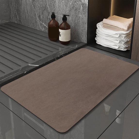 JGJJUGN Super Absorbent Floor Mat Non-Slip Diatom Mud Bathroom Carpet Rug 40x60cm Quick Drying Water Absorption for Home Entrance Kitchen Laundry