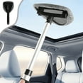 thumbnail image 1 of JGJJUGN Telescopic Window Wiper - Washable Glass Cleaning Brush for Cars, Extendable Car Window Cleaner, Dust and Fog Removal Tool, Compact Plastic Design, Lightweight, 51cm/20.07in, 1 of 7