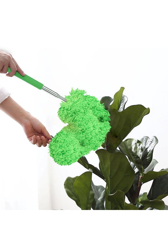Telescoping Duster - Extendable Cleaning Tool, Adjustable Length Dusting Wand, Household Dust Remover, Ergonomic Non-Slip Handle, 360° Flexible Head for Easy Furniture & Ceiling Dusting