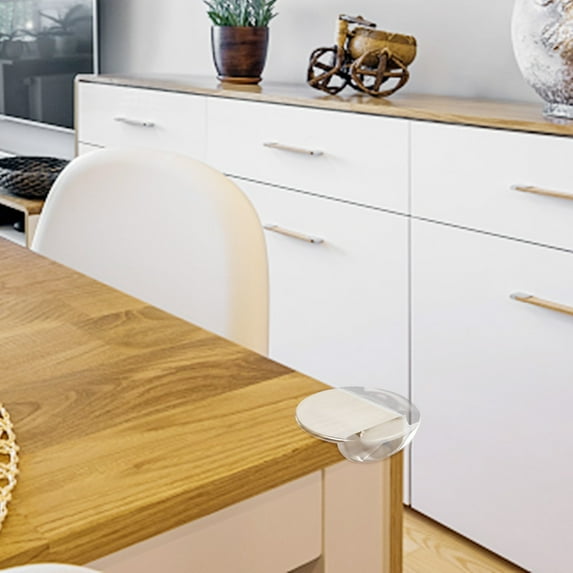 JGJJUGN Transparent Soft Corner Protectors for Home Furniture, Cushioned Table Edge Guards, Safe Rubber Bumper Pads, Easy Installation, Hazard Prevention