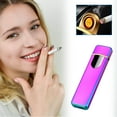 thumbnail image 1 of JGJJUGN USB Rechargeable Flameless Lighter Touch Sensor Compact Windproof Portable Electric Cigarette Lighter Ideal for Camping Outdoor Use, 1 of 5