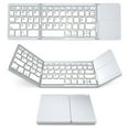 thumbnail image 1 of JGJJUGN Ultra-Thin Foldable Bluetooth Keyboard with Touchpad for Android/iOS/Tablet - Compact Wireless Portable Mini Keyboard for Easy Navigation, 1 of 9