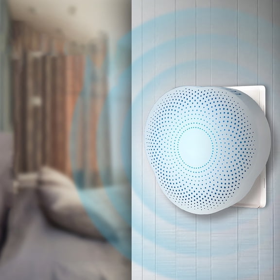 JGJJUGN Ultrasonic Dust Mite Repellent Device, Ultrasonic Pest Control, Silent Dust Mite Remover, Effective Home Cleaner, Wireless Protection for Indoor Spaces