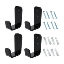 JGJJUGN Wall Mount Ski Pole and Hockey Stick Rack - Multi-Purpose Storage Display for Fishing Poles, Golf Clubs, and Sports Equipment - Heavy Duty Stick Organizer Shelf, Durable and Functional