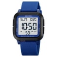 thumbnail image 1 of JGJJUGN Waterproof Digital Watch with Steel Bracelet, Night Light Display, Multi-Function Sports Watch, 50M Water Resistant, Durable Silicone Strap, Lightweight Men's Wristwatch, 1 of 9