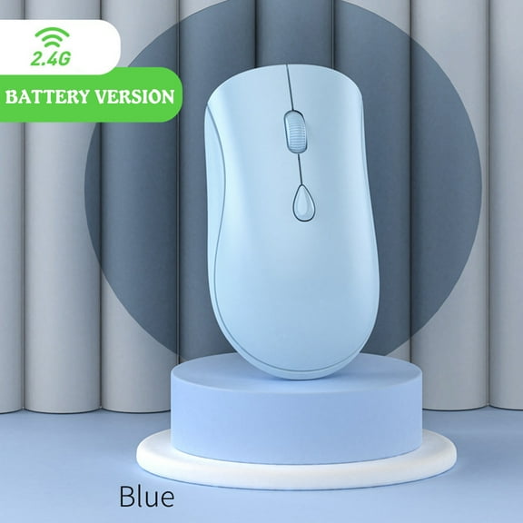 JGJJUGN Wireless Silent Mouse 2.4G Rechargeable Desktop Laptop Mouse, Ergonomic Design, Low Power Consumption, Adjustable DPI, Anti-Slip, Quiet Operation