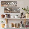 thumbnail image 1 of JGJJUGN Wooden Wall Decorations for Home - Rustic Farmhouse Signs, Kitchen & Living Room Decor, 2-Pack, Brown & Gray, 11.81x3.94, Warm Space Creater, 1 of 6