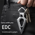 thumbnail image 1 of JGJJUGN Multi-functional Portable Tool Combination Kit - Pocket Utility Knife, Bottle Opener, Ruler, Wrench Set, Protractor, Screwdriver, Saw, Cord Cutter - Essential Survival Gear, 1 of 8
