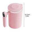 thumbnail image 1 of JGJJUGN Portable Coffee Cup | Automatic Mixing Mug | Electric Stirring Blender | Magnetic Stirrer | Temperature Display | 400ml Travel Tumbler | Ideal for Coffee & Protein Shakes, 1 of 6