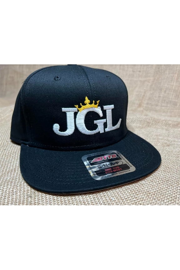 JGL Crown Custom Embroidered Hats, Initials JGL, RFT, AYS etc...