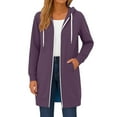thumbnail image 1 of JGNGSHN Long Hoodies for Women Long Sleeve Long Tunic Sweatshirts Cute Zip Up Hoodie Loose Fit Fall Jacket Coat, 1 of 8