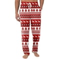 thumbnail image 1 of JGNGSHN Men's Christmas Pajamas Pants Soft Lightweight Pjs Bottoms Sleepwear Bottom Pants with Pocket Drawstring, 1 of 7