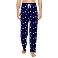 thumbnail image 1 of JGNGSHN Men's Plaid Pajama Pants Pjs Bottoms with Pocket Button Fly Casual Sleep Lounge Pants for Men, 1 of 8