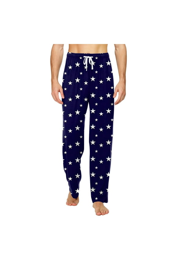 Men's Plaid Pajama Pants Pjs Bottoms with Pocket Button Fly Casual Sleep Lounge Pants for Men