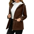 thumbnail image 1 of JGNGSHN Women's Winter Thicken Hooded Sherpa Lined Parka Jacket Warm Fleece Lined Coats, 1 of 7