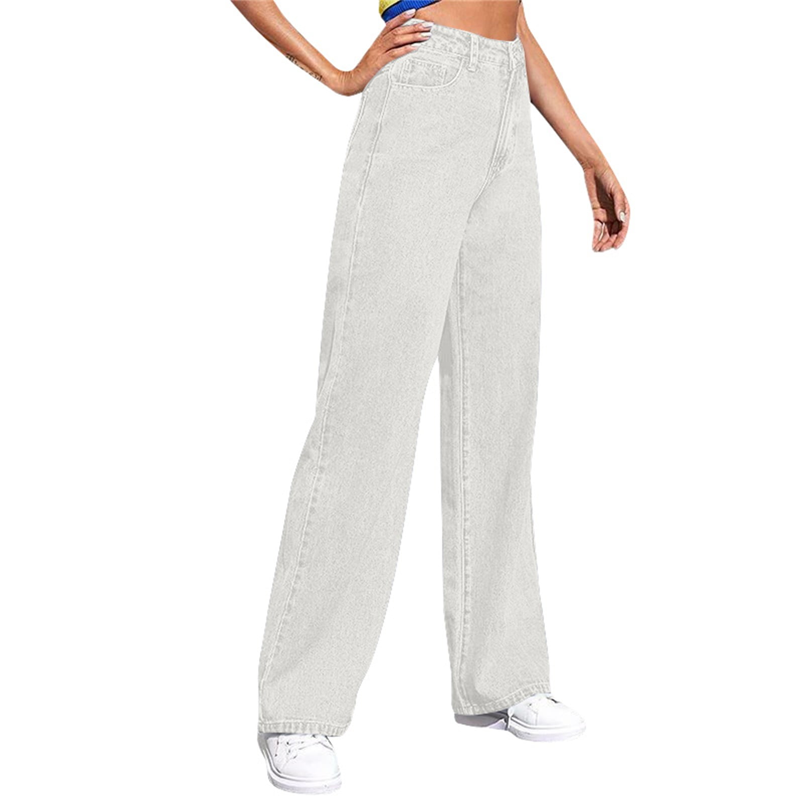 Sage High Waisted Straight Leg Denim Pants main image 0