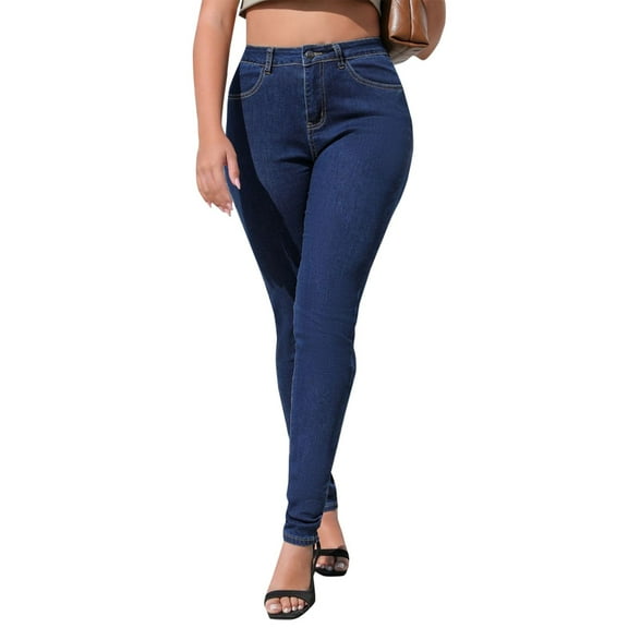 JGNGSHN Womens Skinny Jeans Slim High Rise Commuting Denim Pant Stretchy Trouser