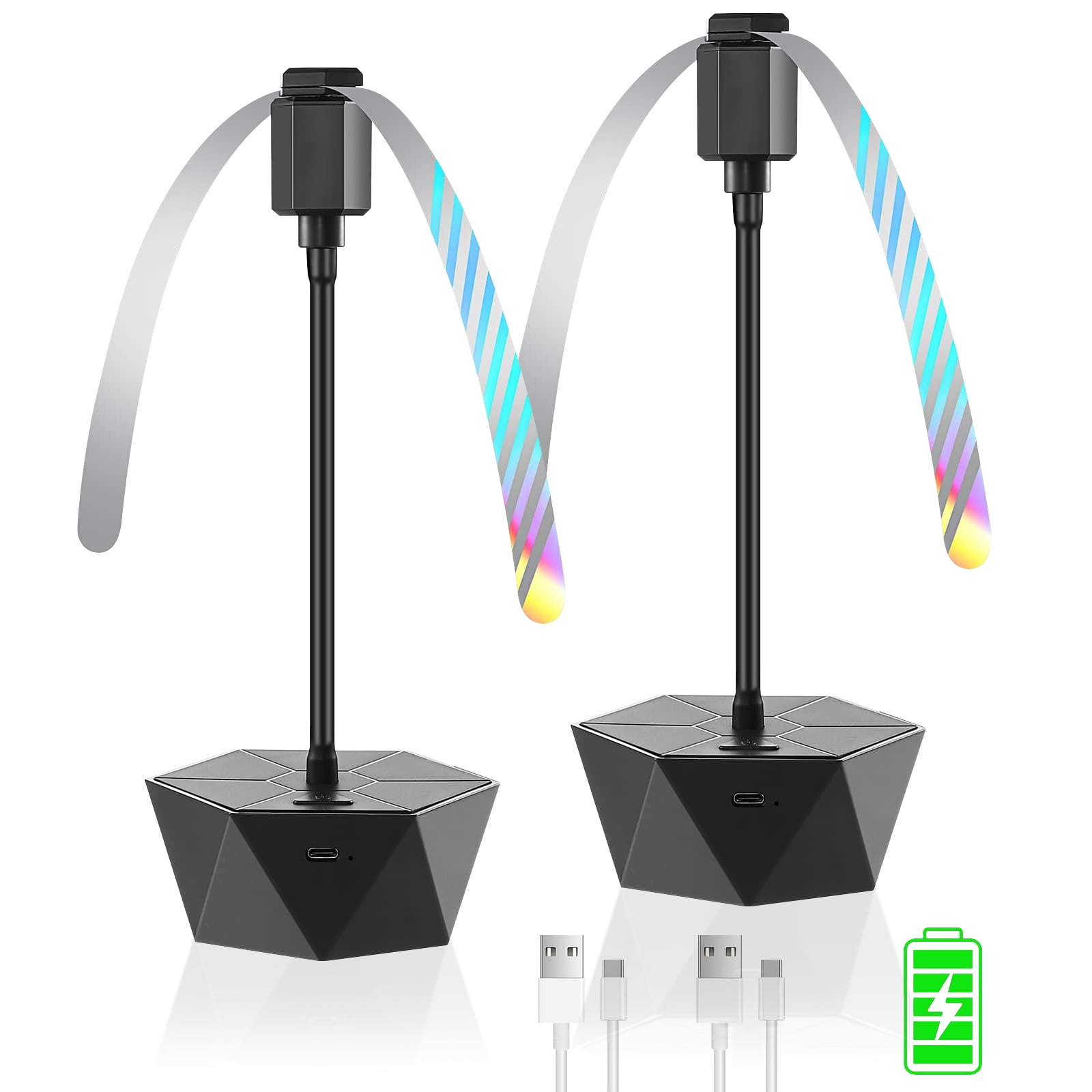 JGOO Fly Fans for Tables Rechargeable fly fans for food Keep Flies Away