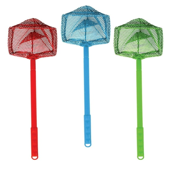 JGR Copa 1pc Small Beach Net,  Perfect for Scooping Shells, Bugs, Fish, Butterflies, and More!  Beach Toy for Kids Outdoor Playing (Color Varies by Shipment)
