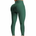 thumbnail image 1 of JGS1996 High Waist Butt Lifting Leggings for Women Tummy Control Workout Ruched Butt Lifting Stretchy Yoga Pants Textured Booty Tights, 1 of 6