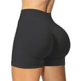 thumbnail image 1 of JGS1996 Women's Workout Gym Shorts Mid Waisted Butt Lifting Hidden Scrunch Butt Seamless Impact Booty Biker Shorts Tummy Control, 1 of 6