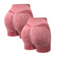 thumbnail image 1 of JGTDBPO 2Pc Biker Shorts for Women High Waisted Fitness Athletic Workout Gym Shorts Booty Yoga Shorts Tight Pant Volleyball Shorts for Running Tennis, 1 of 8