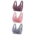 thumbnail image 1 of JGTDBPO 3PCS Nursing Bras for Breastfeeding Front Closure Plus Size Seamless Maternity Bras for Pregnancy Smooth Wireless Bralette Comfort Underwire Bra everyday bra push-up Yoga Running Bra, 1 of 2