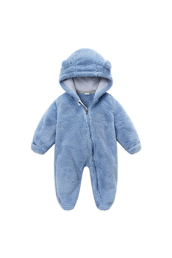 Baby Newborn Snowsuit Onesie Winter Coat Romper For Infant Girls Boys Fleece Infant Girl Winter Coats Cute Snowsuit Bodysuits Baby Registry For Baby Girl Boy Clothes
