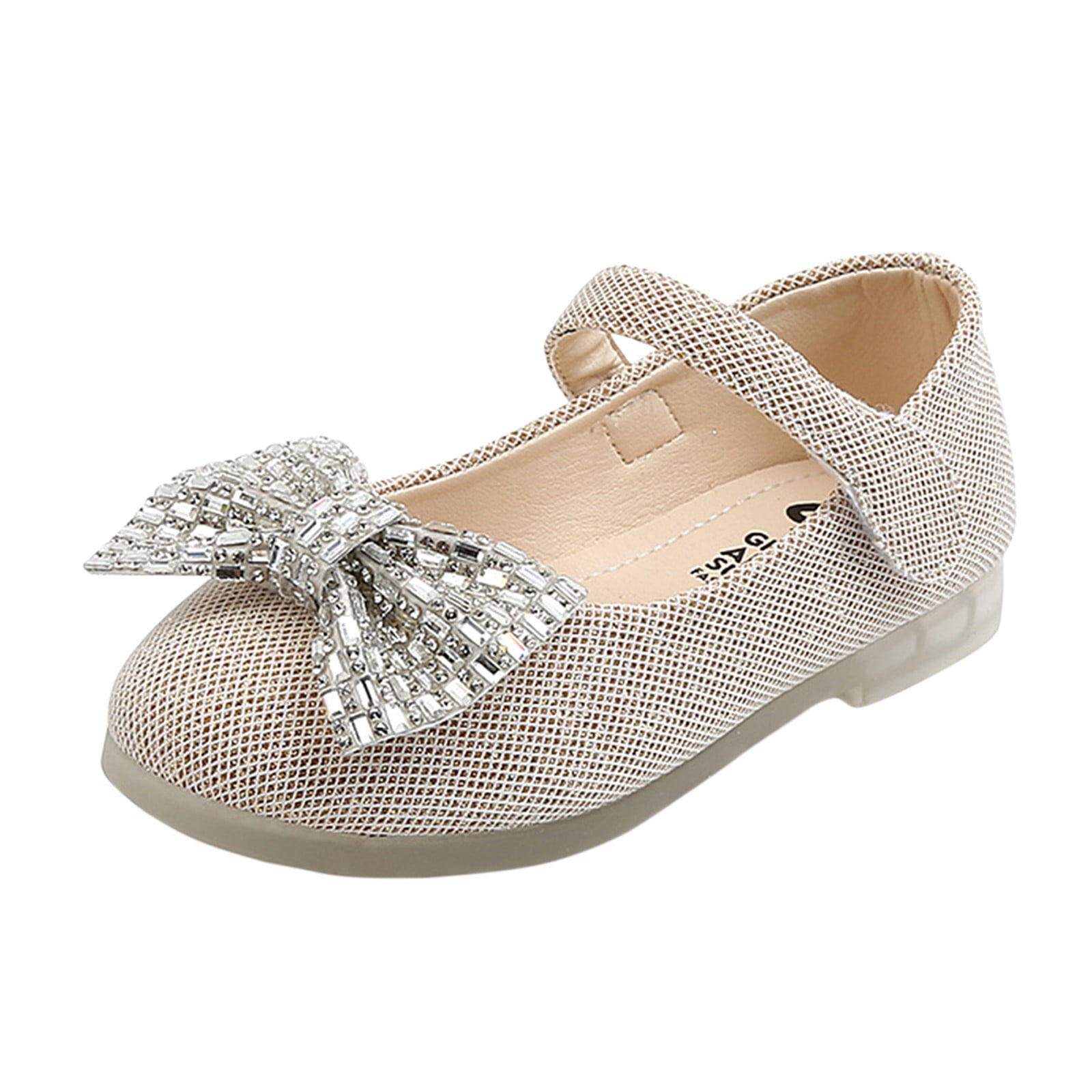 JGTDBPO Baby Shoes Fortoddler Little Girl Flower Girl Dress Shoes Cute