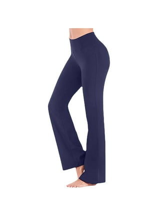 Yuwull Women's Bootcut Yoga Pants - Flare Leggings for Women High Waisted  Workout Lounge Bell Bottom Jazz Dress Pants Red 