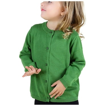 JGTDBPO Cardigan Sweater for Unisex Toddler Knitted Baby Sweater Little Girl Winter Button Down Candy Color Long Sleeve Crew Neck Cardigans Coat School Uniforms