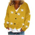 thumbnail image 1 of JGTDBPO Cardigan Sweaters For Women Open Front Flannel Long Sleeve Button Down V-Neck Floral Sweater Lightweight Fall Oufits Clothes Fashion Trendy Long Sleeve Tops Casual Jackets, 1 of 5