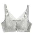 thumbnail image 1 of JGTDBPO Front Buckle Bra For Women Lace Plus Size Push Up Nursing Sleep Bras For Breastfeeding Everyday Bras Wireless Thin Bra With Retraction Pair Breast Breathable Comfort Lingerie, 1 of 5