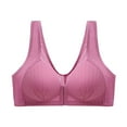 thumbnail image 1 of JGTDBPO Front Buckle Bra For Women Plus Size Push Up Nursing Sleep Bras For Breastfeeding Everyday Bras Wireless With Retraction Pair Breast Breathable Comfort Lingerie, 1 of 7