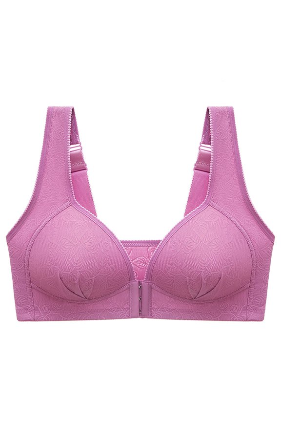 Front Snap Bra For Women Snap Sleep Bra Comfor Sports Bras For Women Nursing Sleep Bras For Breastfeeding Maternity Comfy Bralette Everyday Bras Wireless Button Down Bra Minimizer Bras