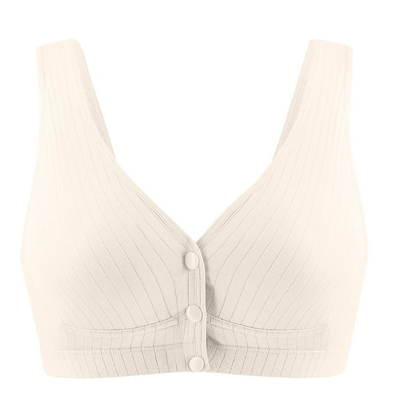 JGTDBPO Front Snap Bras For Women Snap Sleep Bra Comfor Sports Bras For Women Nursing For Pregnancy Seamless Breastfeding Maternity Bralette Everyday Bras Wireless Bra Minimizer Bras
