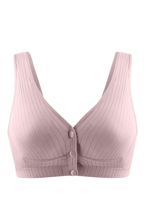 Front Snap Bras For Women Snap Sleep Bra Comfor Sports Bras For Women Nursing For Pregnancy Seamless Breastfeding Maternity Bralette Everyday Bras Wireless Bra Minimizer Bras